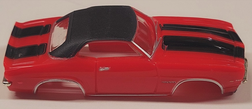 MODEL MOTORING ORANGE '67 CHEVELLE SHELL ~ NEW ~ FITS AURORA T-JET 